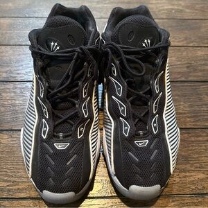 NIKE NOCTA GLIDE DRAKE USED SIZE 13 BLACK WHITE CLEAR DM0879-001